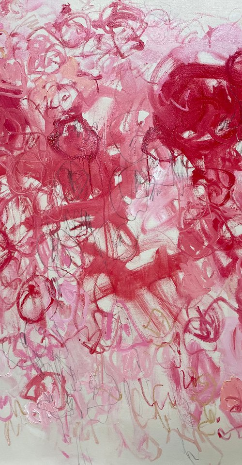 The return of pink flowers. by Lilia Orlova-Holmes