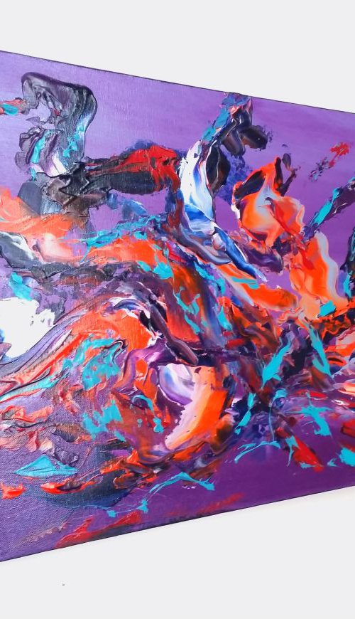 Violet Burst by Mel Graham