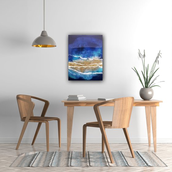 "Between Waves" Seascape Painting