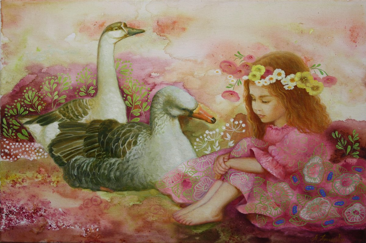 Impressionistic Animal Oil Painting By Alexandr Dobrodiy, 24 X 16, ????? ?? ??????? .A??a, Original Artwork