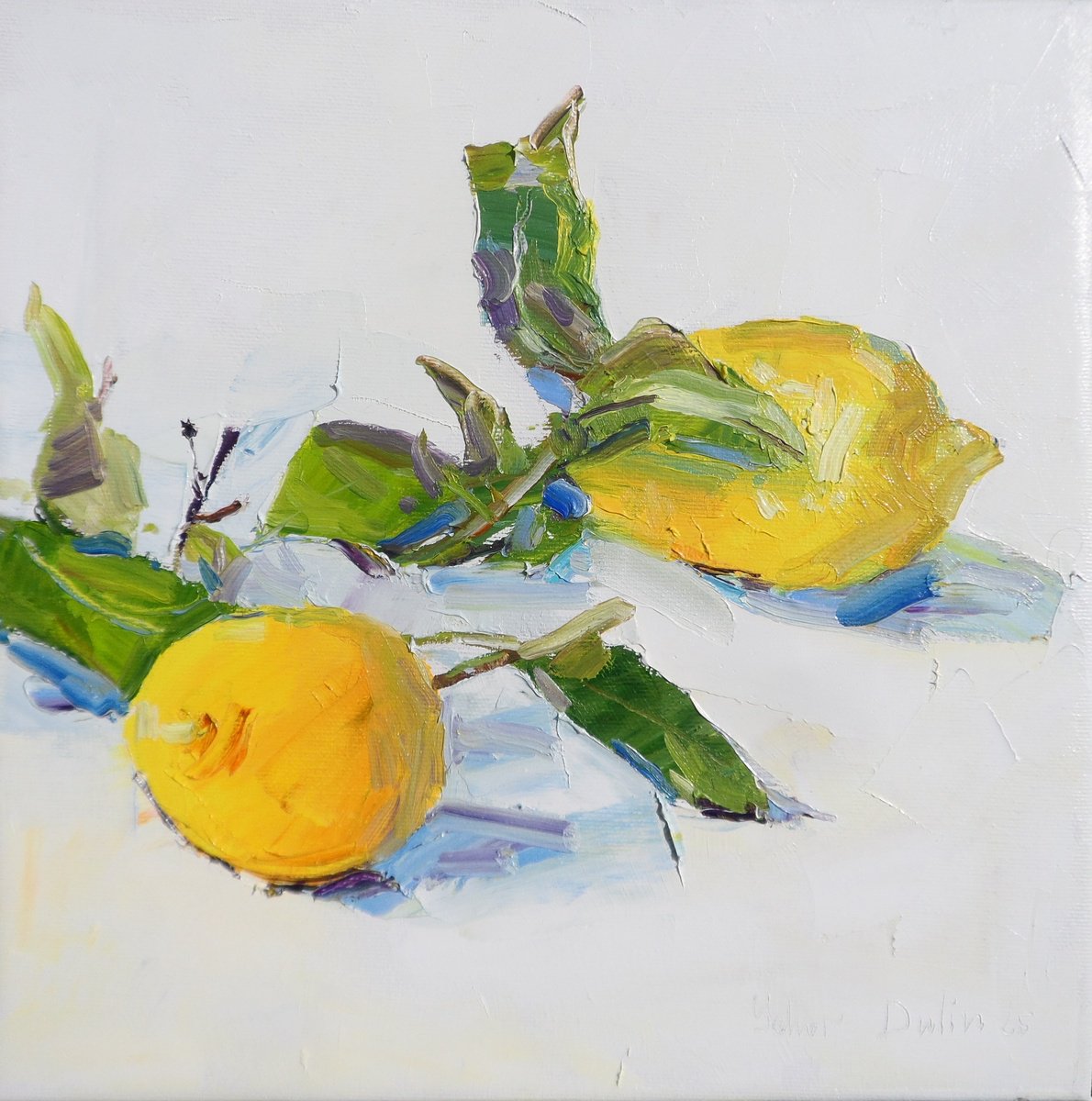 Lemons By Yehor Dulin, 12 X 12, Artwork For Sale On Artfinder