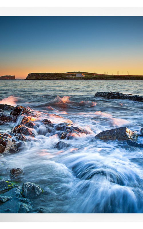 Dawn Waves at An Corran by Lynne Douglas