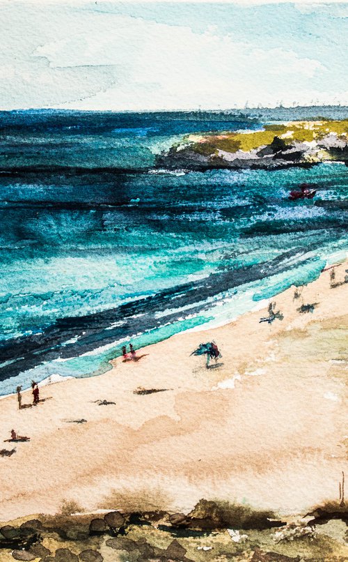 Paisaje de playa by Vera Gavina