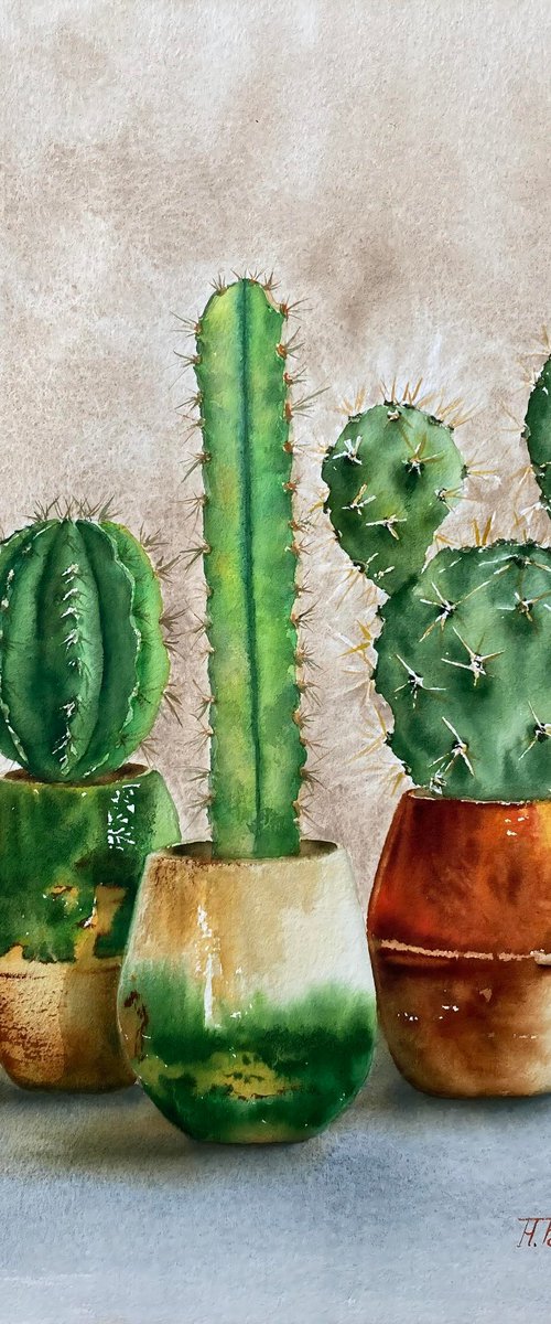 Prickly neighbours by Natalia Butenko