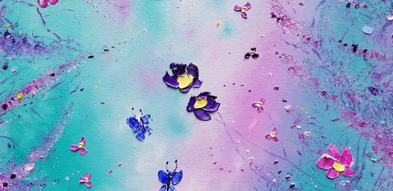 "Follow the Butterfly" - Flowers in Love