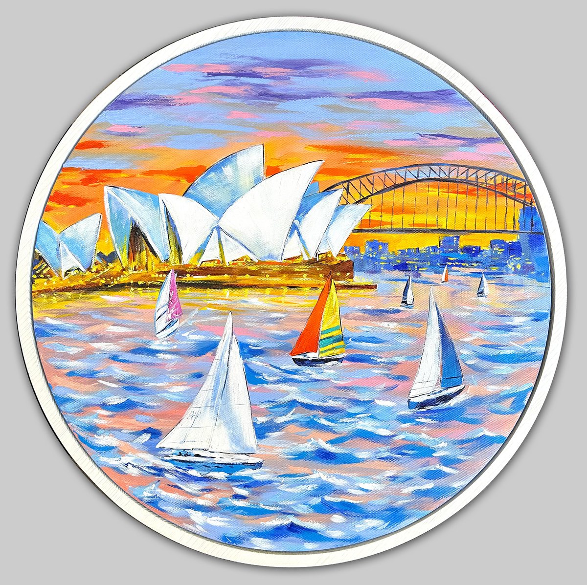 Sydney Harbour Sailing by Irina Redine