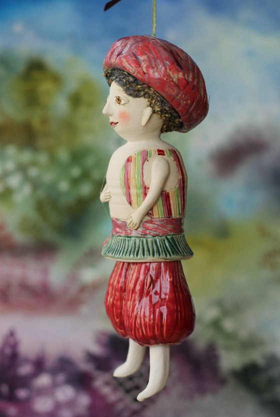 The Changeling. From Midsummer Night's Dream Ceramic illustration project by Elya Yalonetski