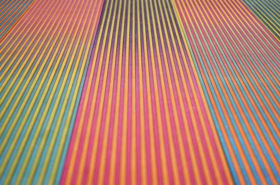 Seven Panel Stripe Colour Study