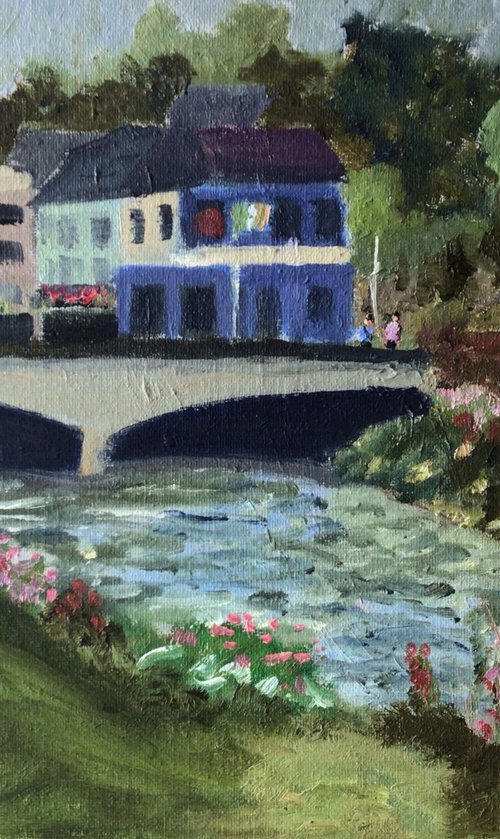River Slaney at Enniscorthy by Julian Lovegrove Art