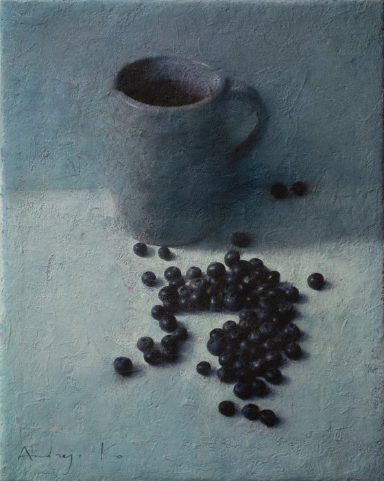 The Clay Jug and Blueberries