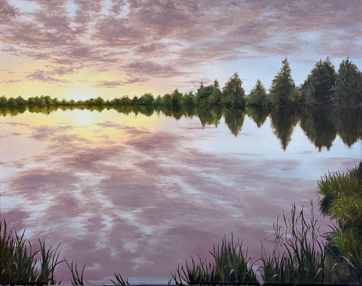 Vanilla Sky, 50 x 40 cm, oil on canvas by Marina Zotova