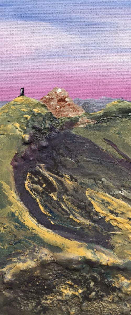 Brent Knoll Hill Framed by Marja Brown