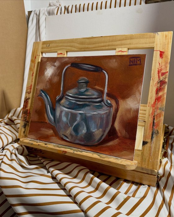 Antique Silver Kettle