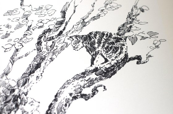 Cats in a tree