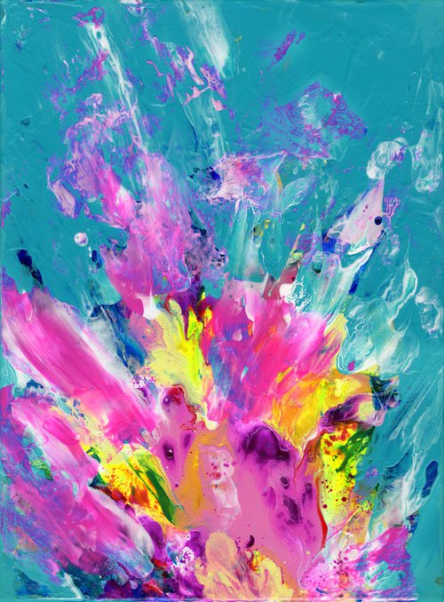 Soul's Bloom 10  - Abstract Floral Painting by Kathy Morton Stanion by Kathy Morton Stanion