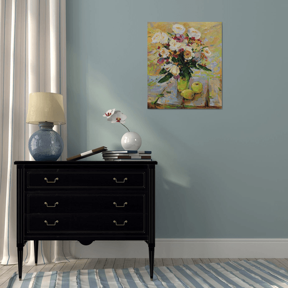 Morning Stillness Summer flowers