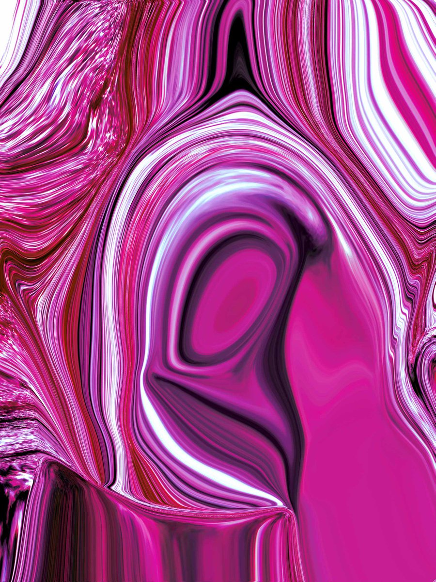 Geometric Abstract Print By Mattia Paoli, 39 X 53", Nt No.4, Original Artwork