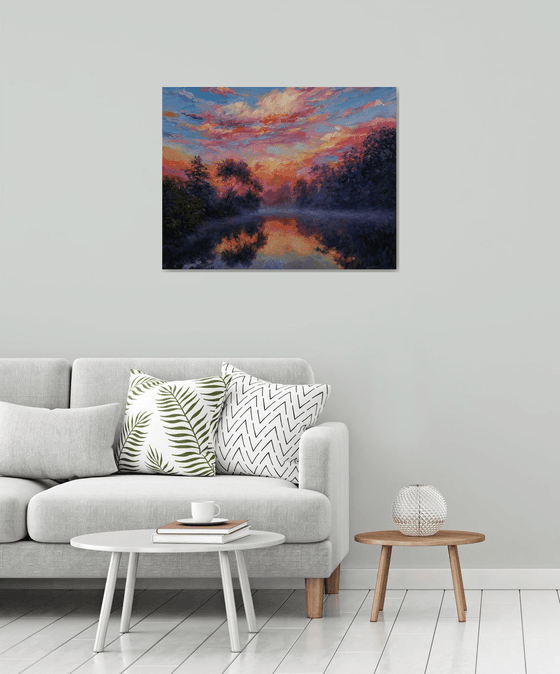 "Sunset on the River"