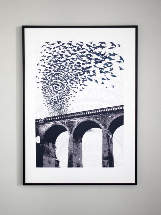 'Winter Sky' Limited edition screen print