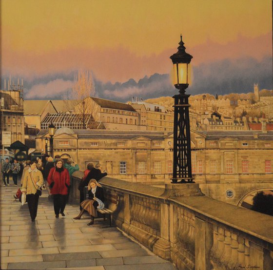 Winter Evening Pulteney Bridge