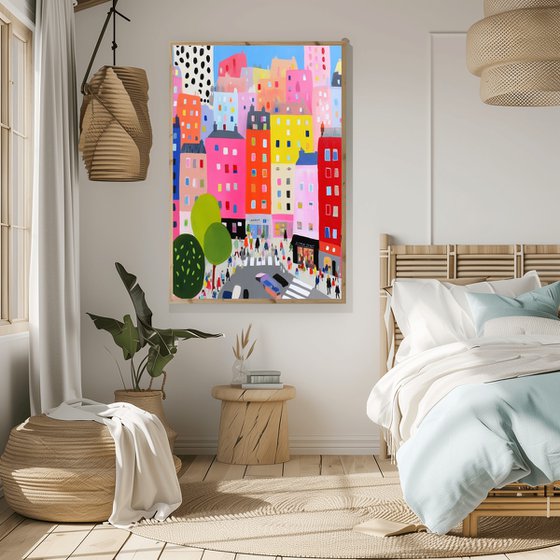 Vibrant Paris Cityscape