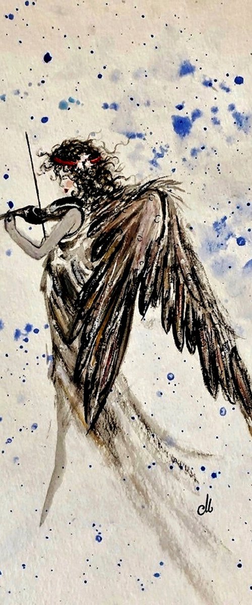 The sound of an angel #2/free shipping in USA by Cristina Mihailescu