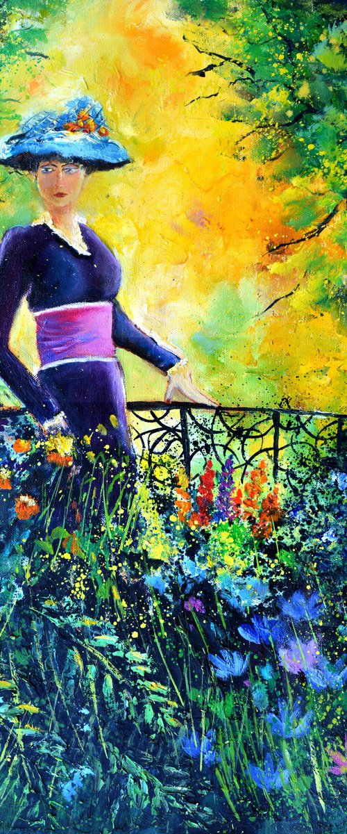 Walking in the garden by Pol Henry Ledent
