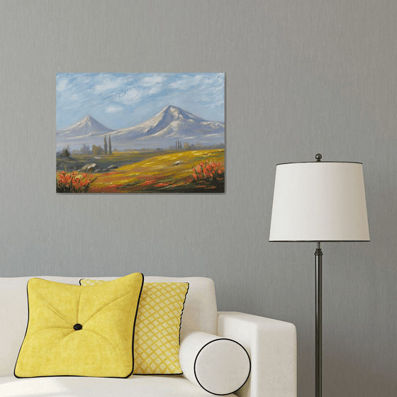 Golden Field Under Ararat