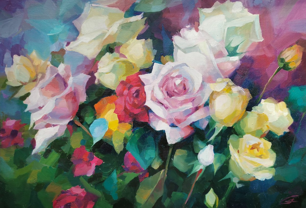 Roses by Alina Konyk