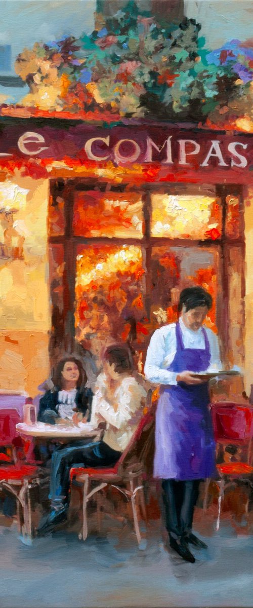 Evening Glow at Le Compas by Alexandr Klemens