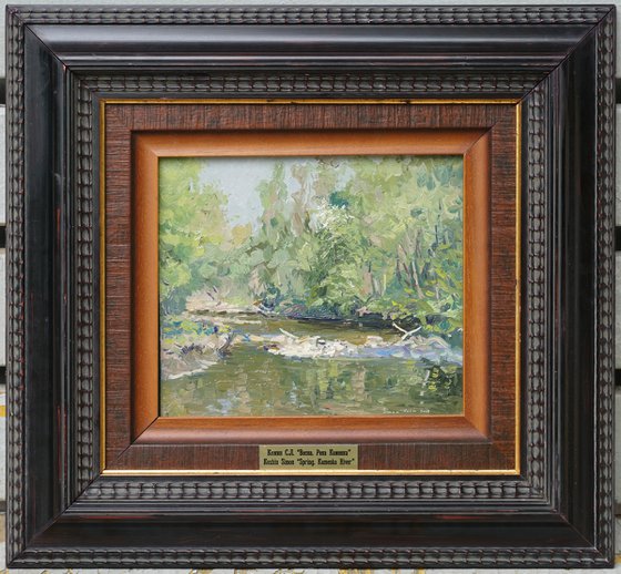 Spring. Kamenka River