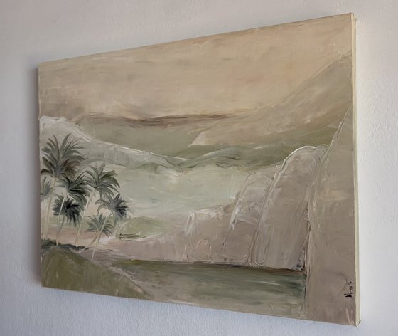 Tropical sea sand dune landscapes mountains