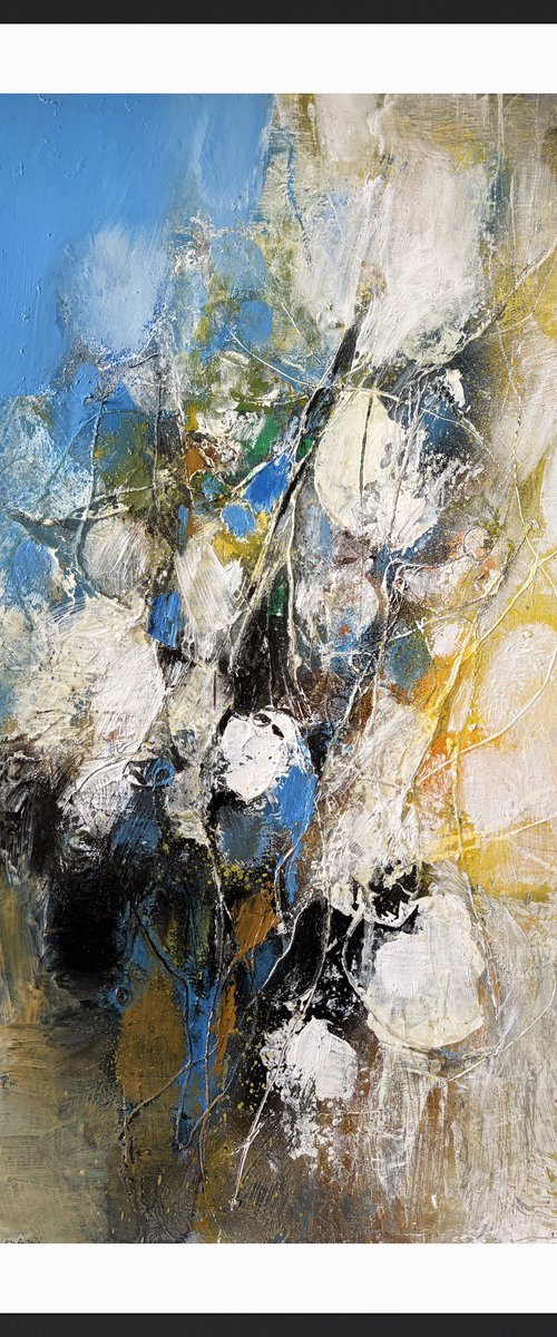 Blue Orchard by Movses Poghosyan