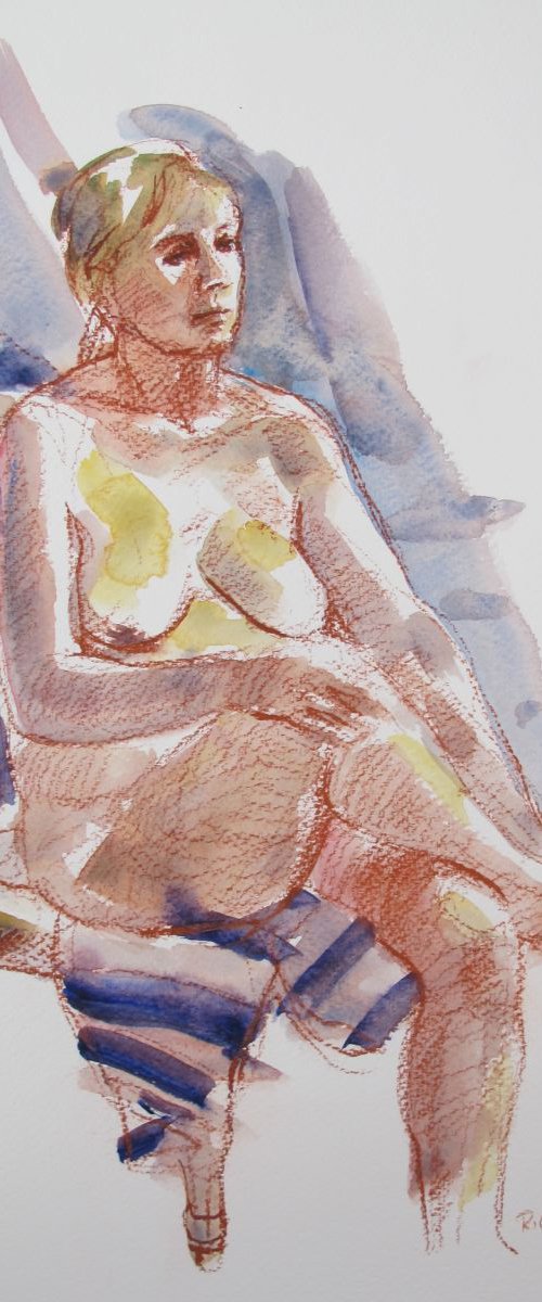 seated female nude by Rory O’Neill