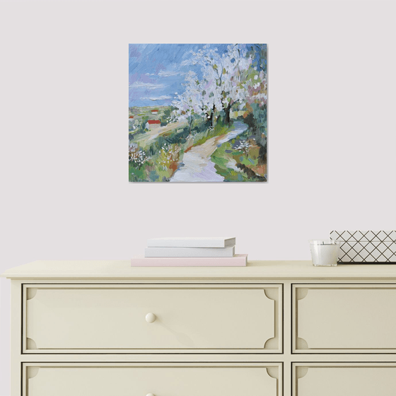 Spring House Landscape