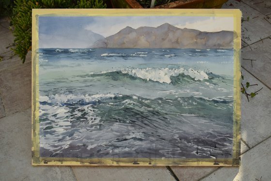 Stormy sea 2 ( 74X54 )
