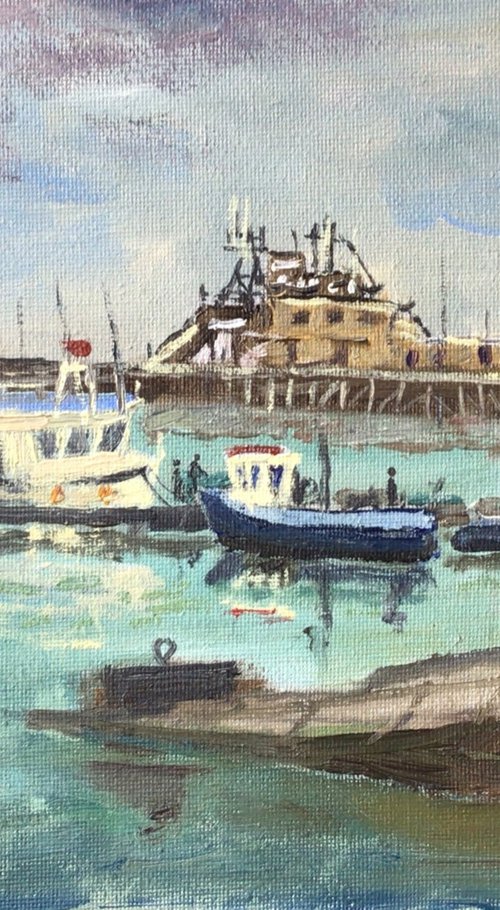 Ramsgate harbour by Julian Lovegrove Art