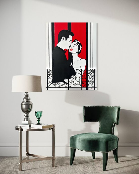 Lovers in a Parisian Window