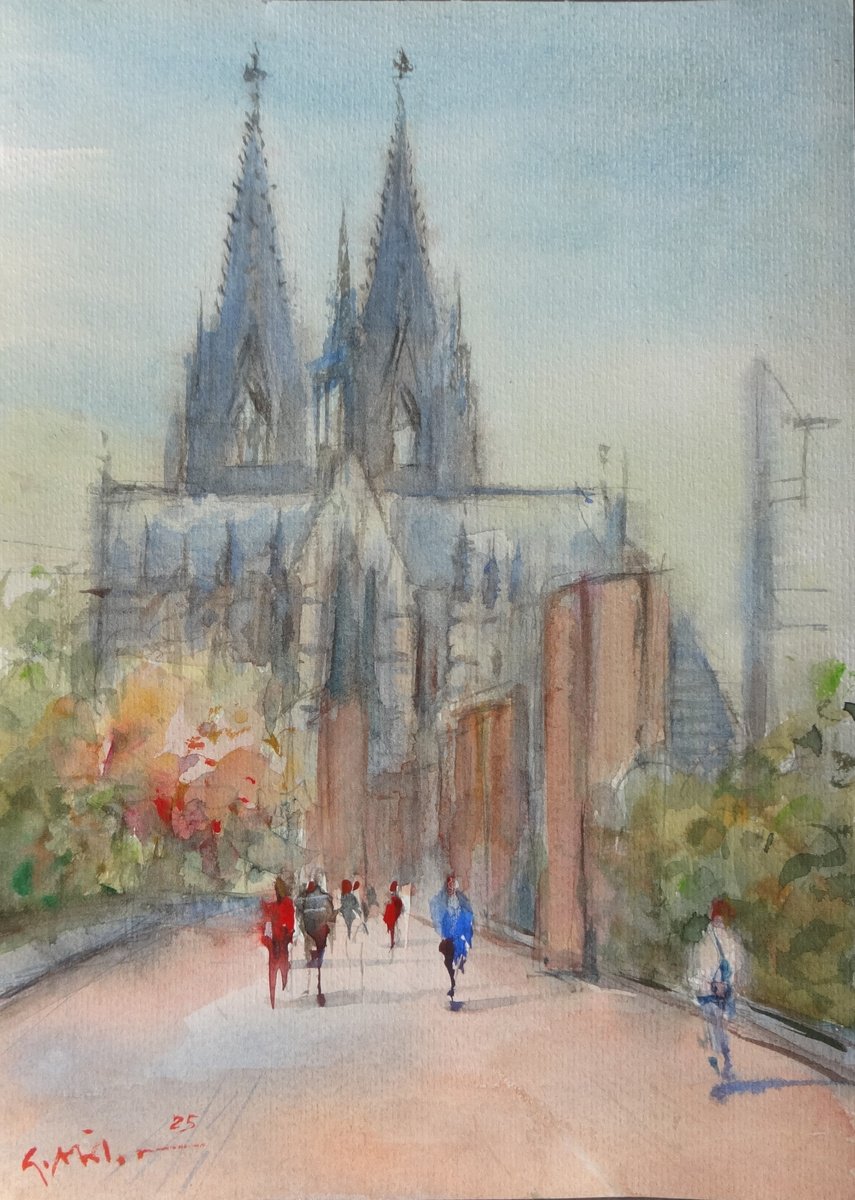 Cologne Cathedral. by Gerry Miller