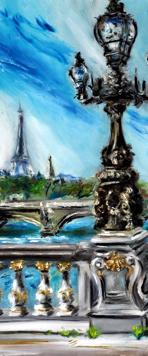 The Pont Alexandre III, Paris by Ruslana Levandovska