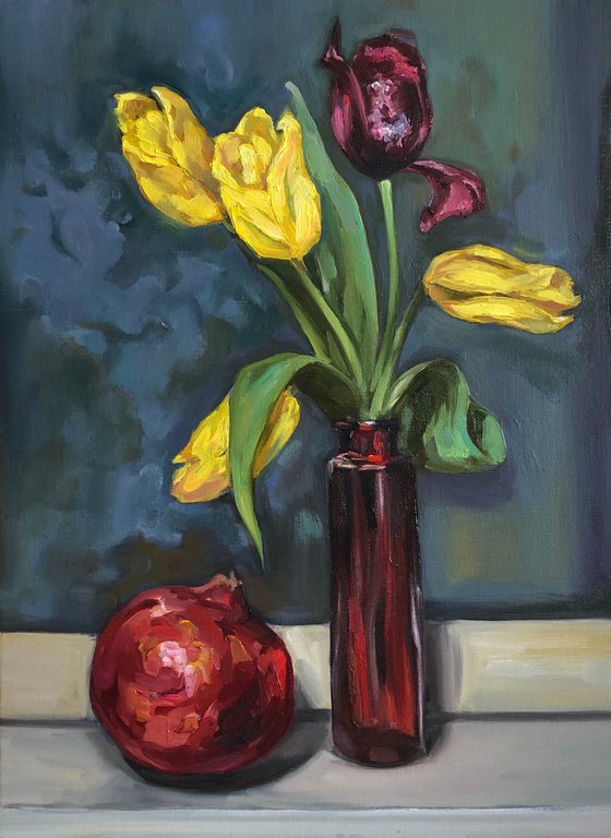 Evening tulips