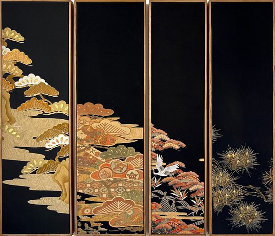 Pines through Seasons