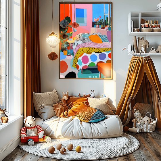 Warm Light Bedroom