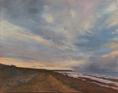 Evening Light at Marske by Jonathan Smith