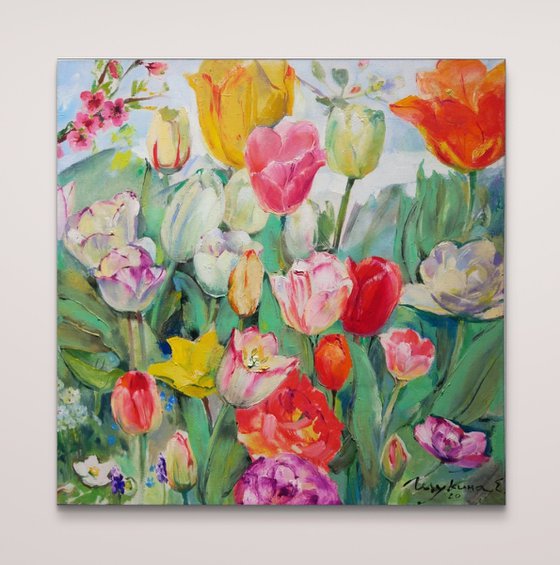 Tulips in my garden