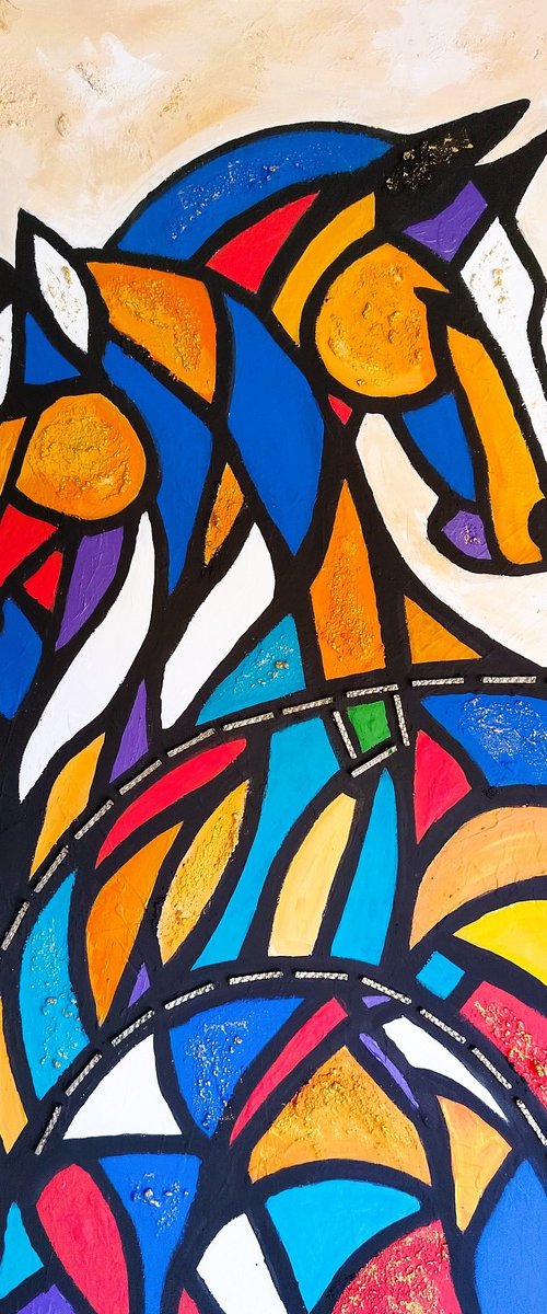 Golden Fragments of Time by Igor Kotnik Art