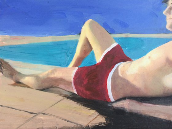 Man Relaxing in the Sun