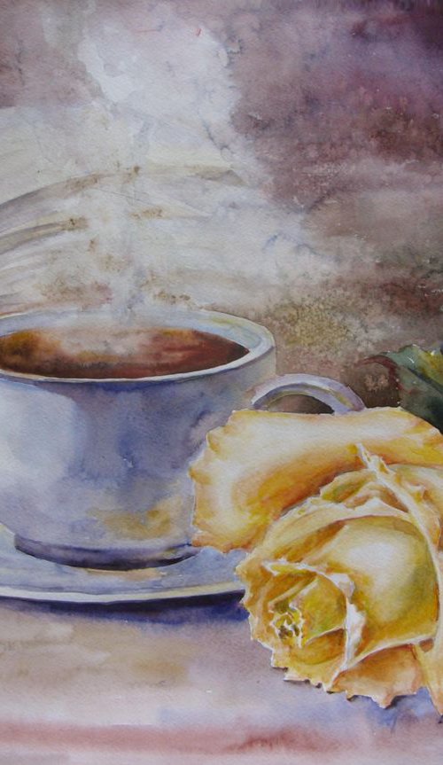 Fragrant Tea by Liubov Ponomarova