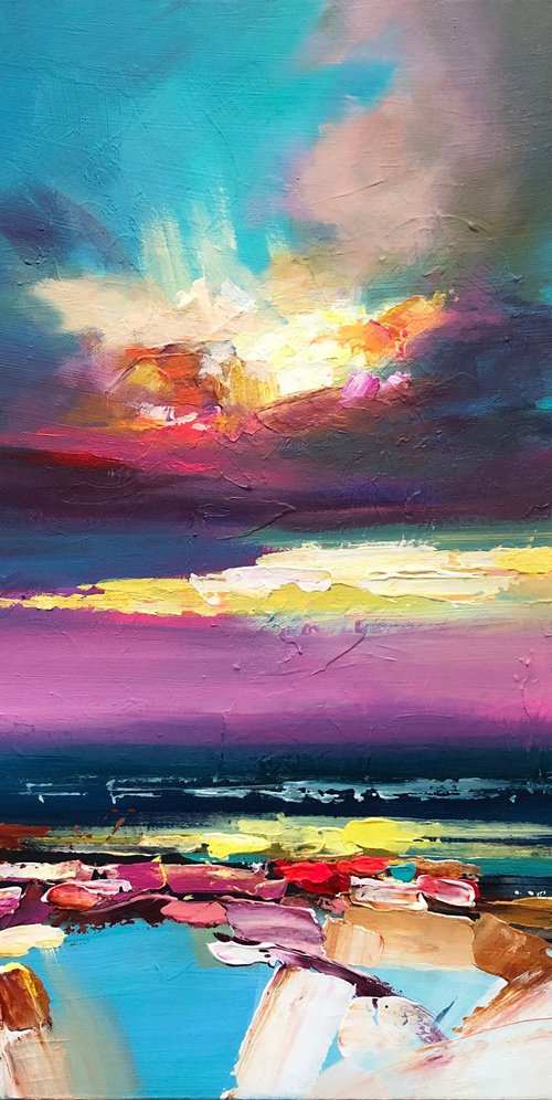Harmony of the Sunset| abstract landscape by Viacheslav Zaykin