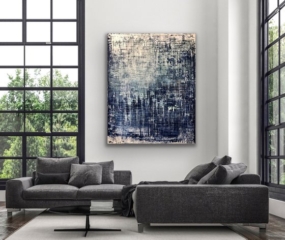 Eroding Blues (XL 48x60in)